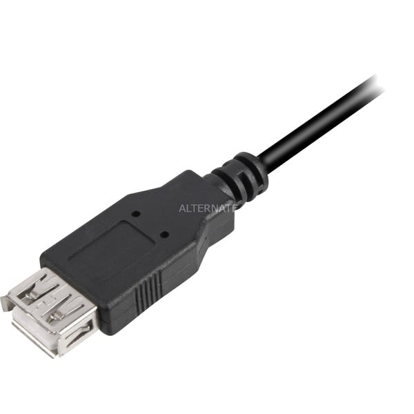 (€ 5,01 / 1 m) Sharkoon USB 2.0 Verlängerungskabel, USB-A Stecker > USB-A Buchse - Sharkoon - vue 3