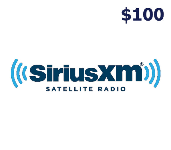 SiriusXM $100 Gift Card