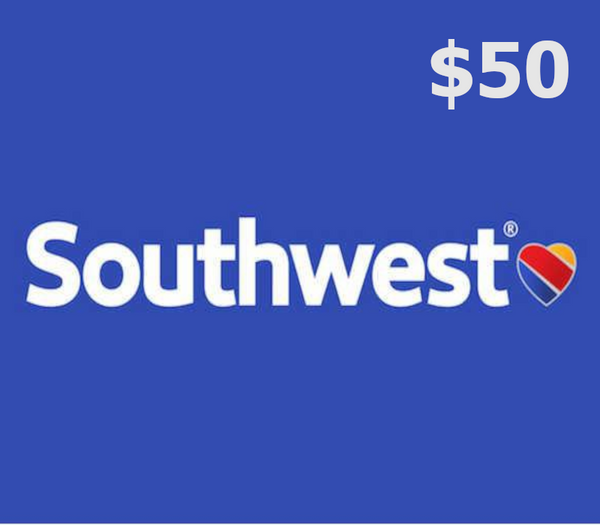 Southwest Airlines $50 Gift Card