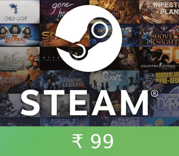 Steam Gift Card ₹99 INR Activation Code