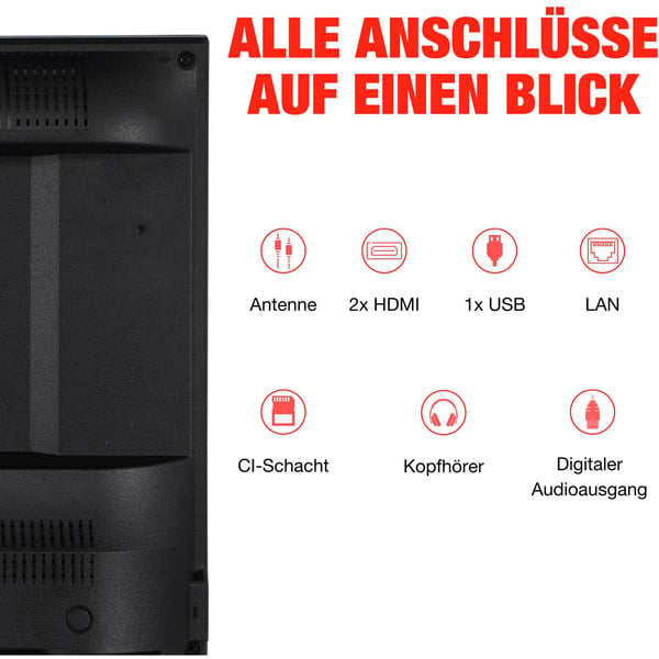 Telefunken XF40TP900S, LED-Fernseher - Telefunken - vue 5