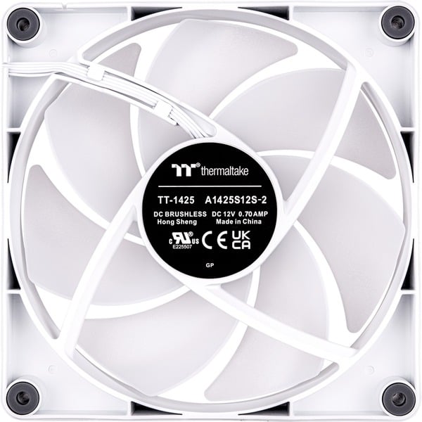 Thermaltake CT120 ARGB Sync PC Cooling Fan White, Gehäuselüfter - Thermaltake - vue 2