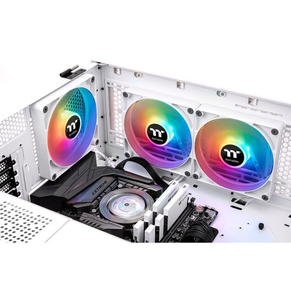 Thermaltake CT120 ARGB Sync PC Cooling Fan White, Gehäuselüfter - Thermaltake - vue 10