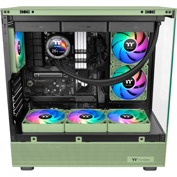 Thermaltake CT120 Reverse ARGB Sync PC Cooling Fan Matcha Green, Gehäuselüfter - Thermaltake - vue 12