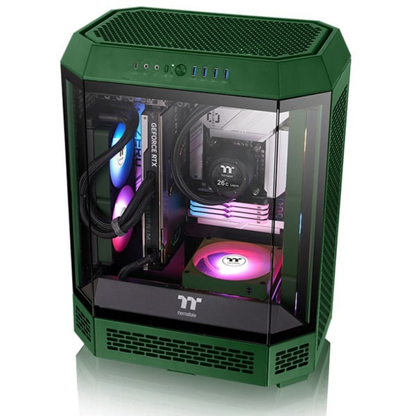 Thermaltake CT140 EX Reverse ARGB Sync PC Cooling Fan Racing Green, Gehäuselüfter - Thermaltake - vue 5