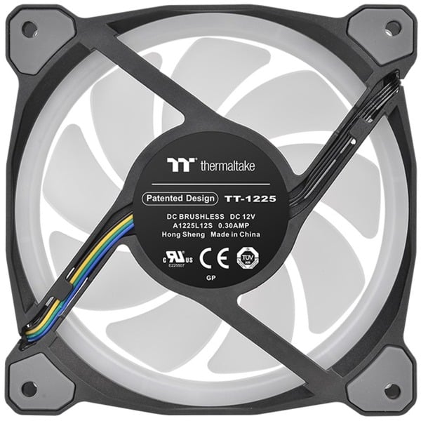 Thermaltake Riing Duo 12 RGB Radiator Fan 3 Pack, Gehäuselüfter - Thermaltake - vue 5