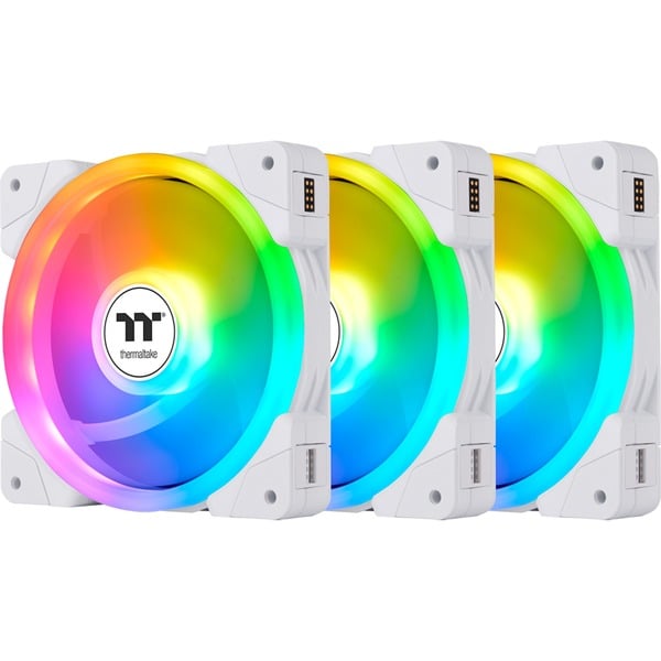 Thermaltake SWAFAN EX12 ARGB Sync PC Cooling Fan White TT Premium Edition, Gehäuselüfter - Thermaltake - vue 2