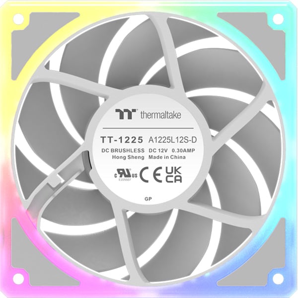 Thermaltake TOUGHFAN EX 120 ARGB Sync White, Gehäuselüfter - Thermaltake - vue 7