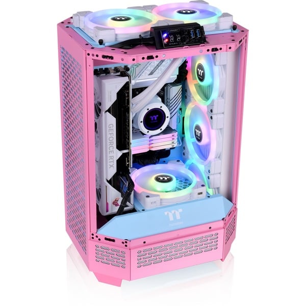 Thermaltake The Tower 300 Bubble Pink, Tower-Gehäuse - Thermaltake - vue 13
