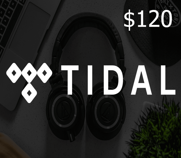 TIDAL $120 Gift Card
