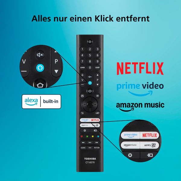 Toshiba 43UF3F63DAR, LED-Fernseher - Toshiba - vue 7