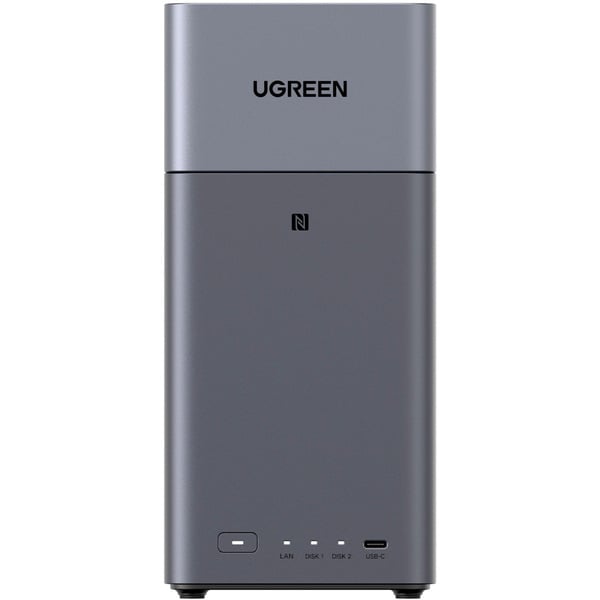 UGREEN DH2300 + 2x 6 TB Seagate IronWolf HDD Bundle, NAS - UGREEN - vue 3