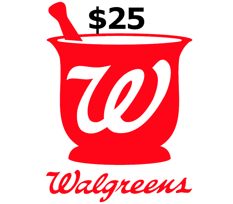 Walgreens USD 25 Gift Card