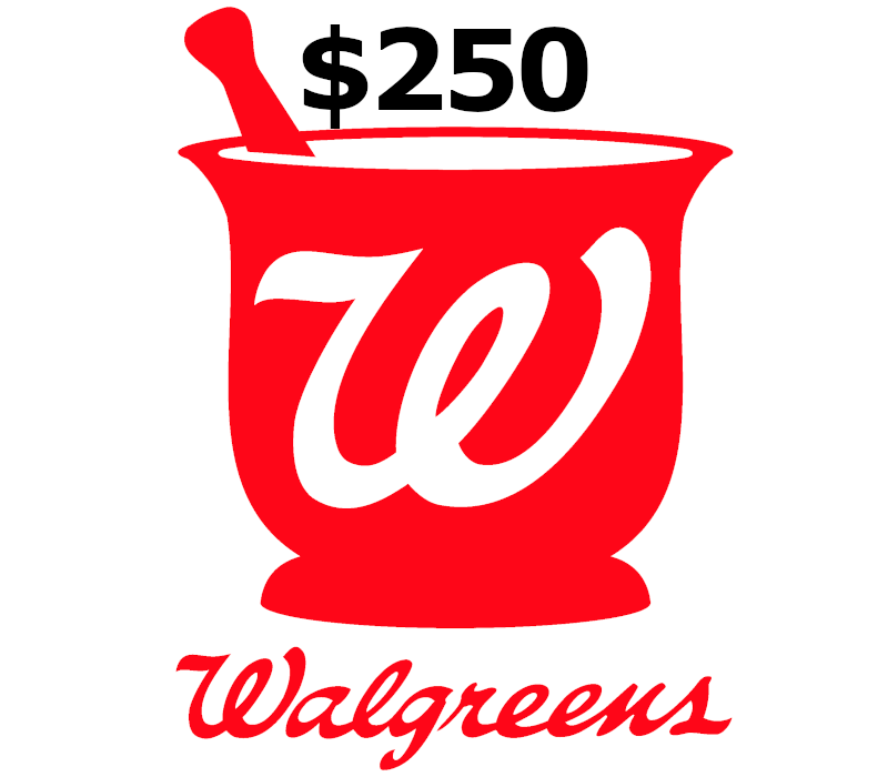 Walgreens $250 Gift Card