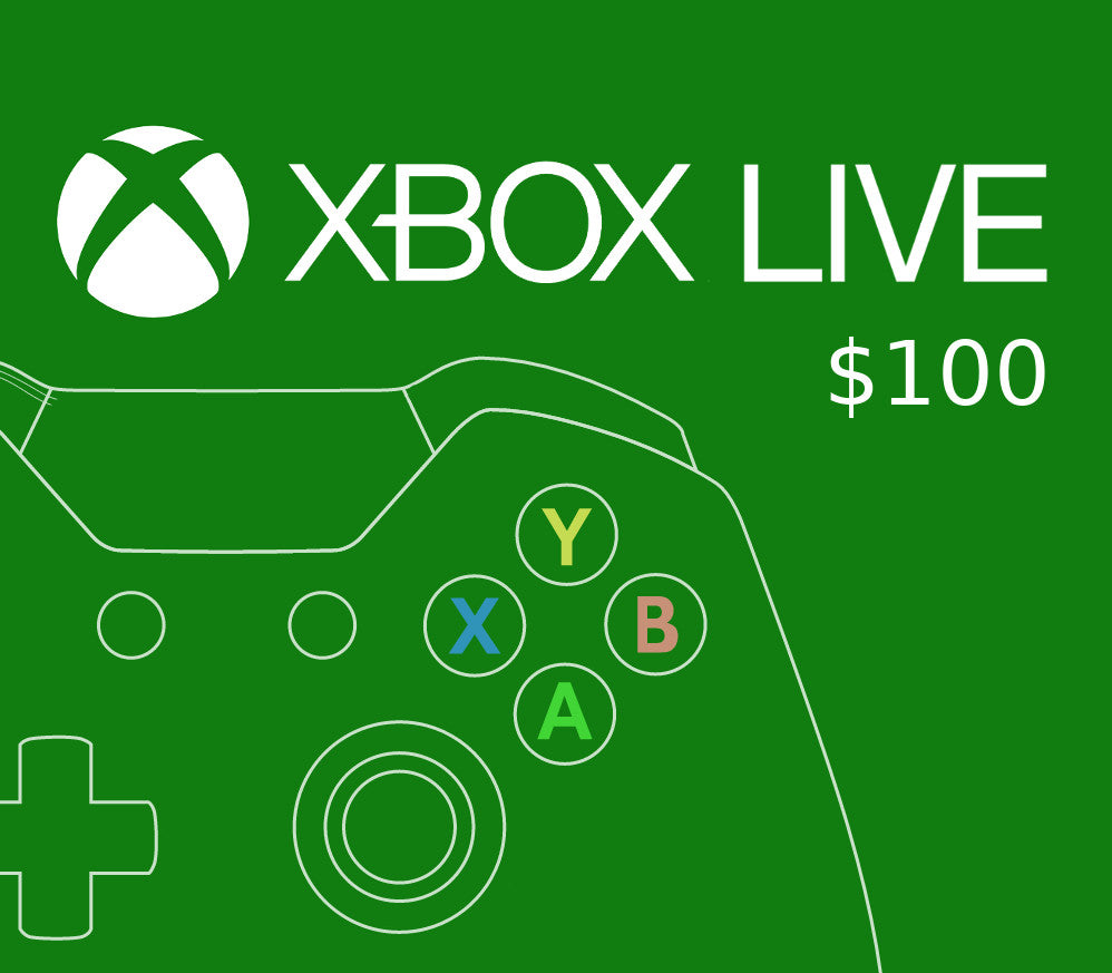 XBOX Live USD 100 Prepaid Card
