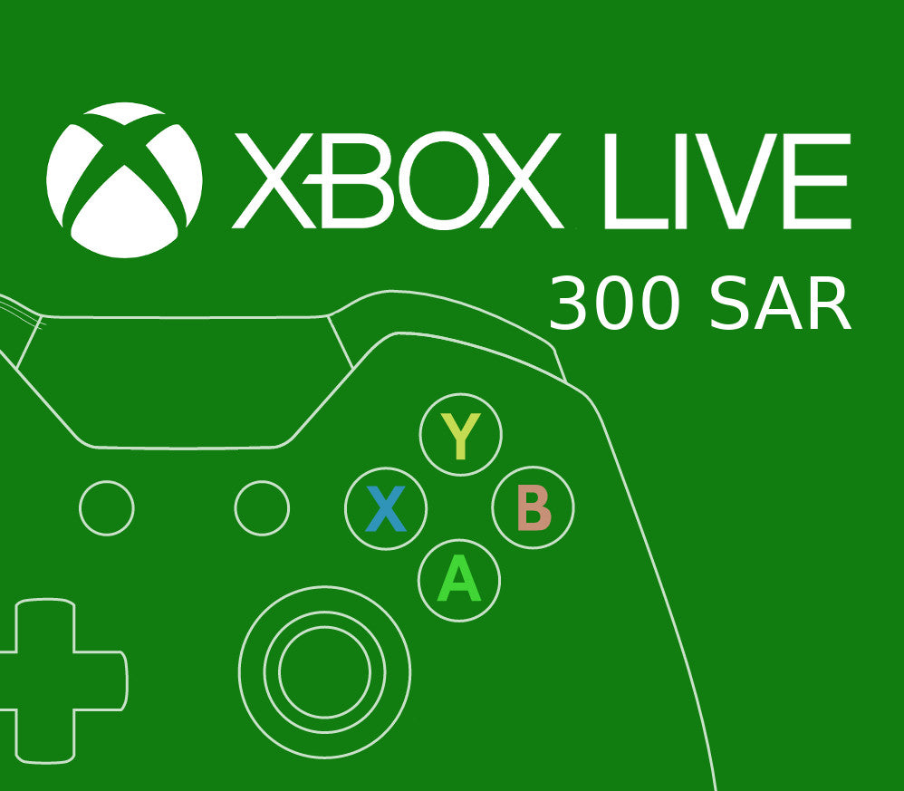 XBOX Live SAR 300 Prepaid Card SA