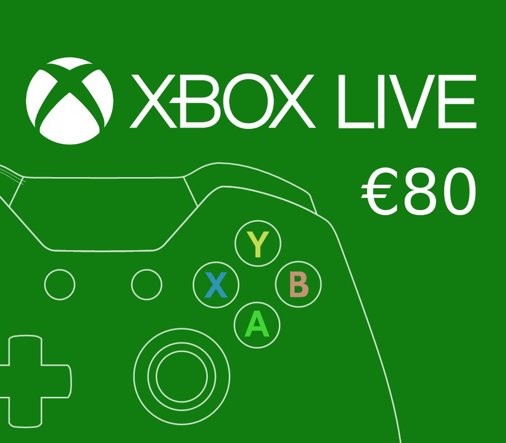 XBOX Live €80 Prepaid Card
