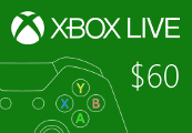XBOX Live $60 Prepaid Card