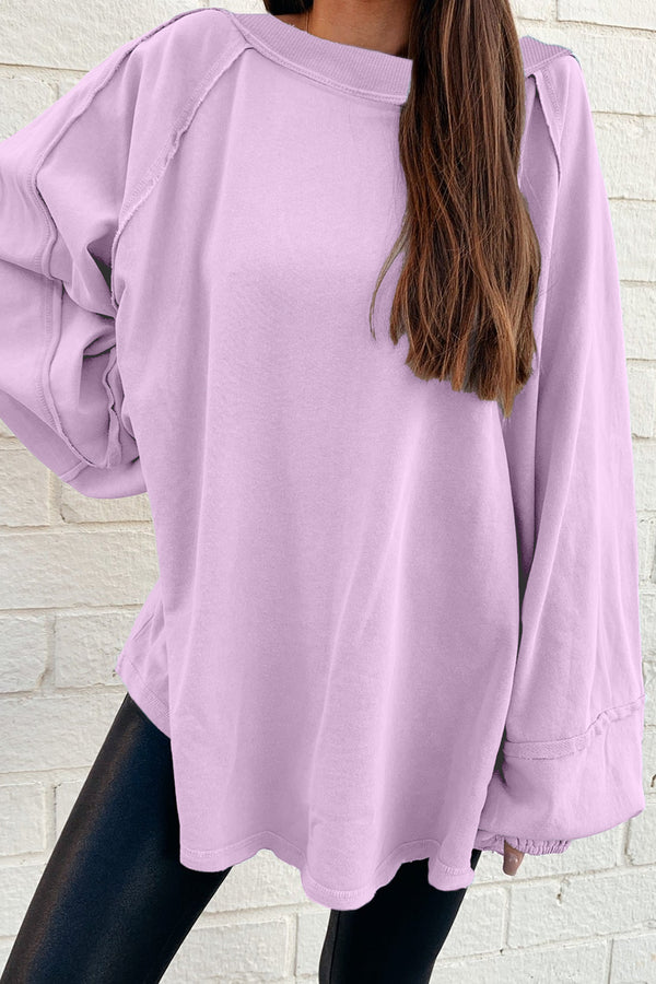 Sweat femme patchwork, uni