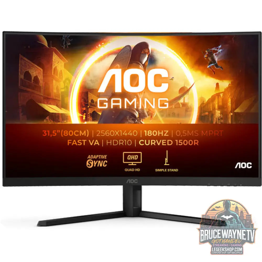 AOC CQ32G4VE 31,5" QHD/WQHD VA 180 Hz - AOC - vue 2