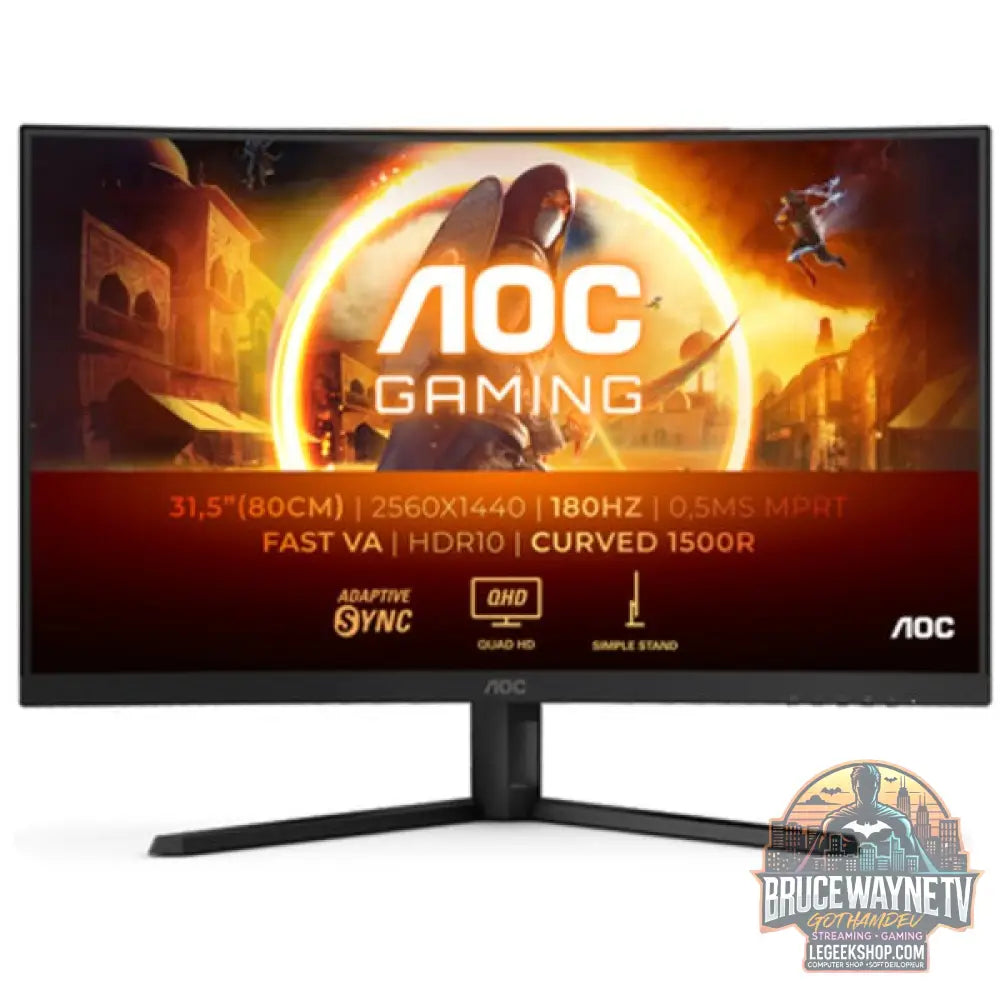 AOC CQ32G4VE 32" QHD/WQHD VA 180 Hz - AOC - vue 4