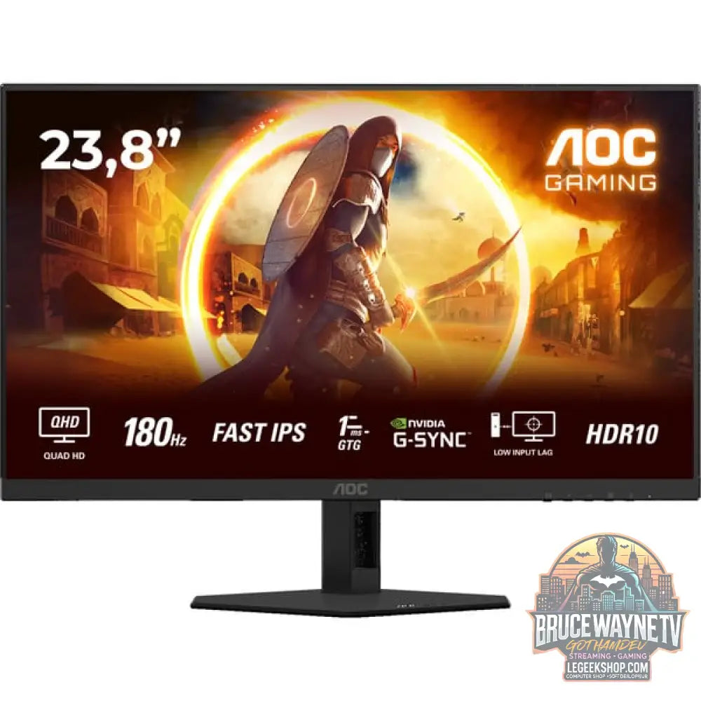 AOC Q24G4RE 23,8" QHD/WQHD IPS 180 Hz - AOC - vue 2