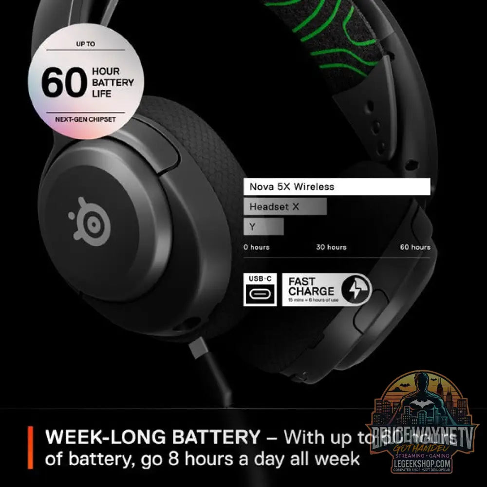 Arctis Nova 5X Wireless - SteelSeries - vue 5