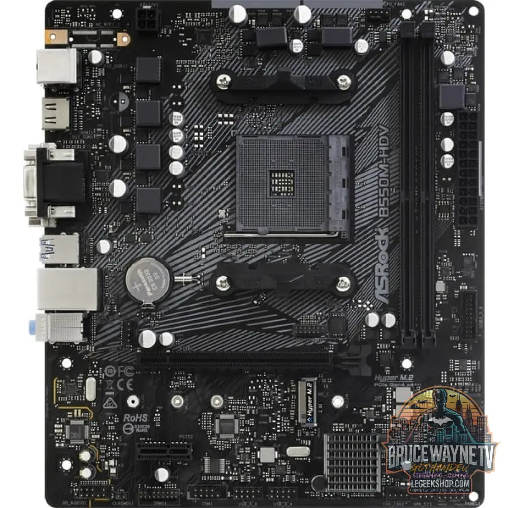 ASRock B550M-HDV, carte mère - ASRock - vue 3