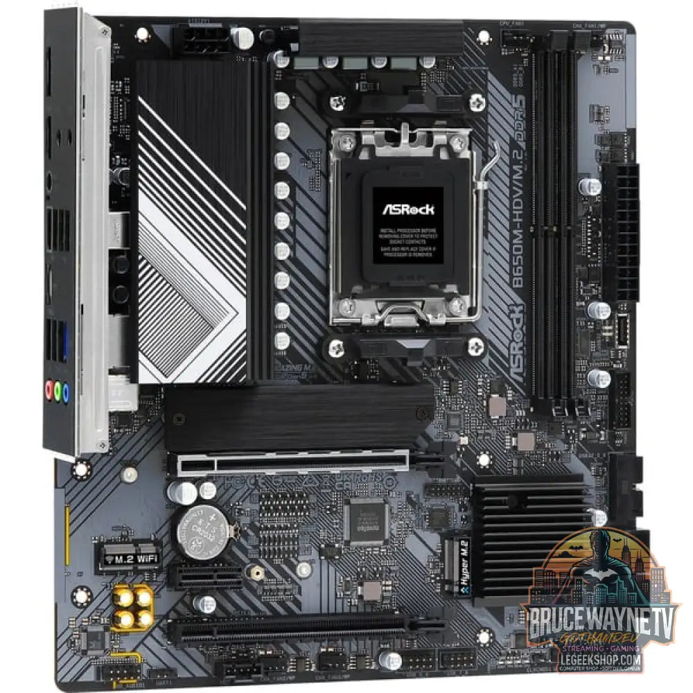 ASRock B650M-HDV/M.2, carte mère - ASRock - vue 3