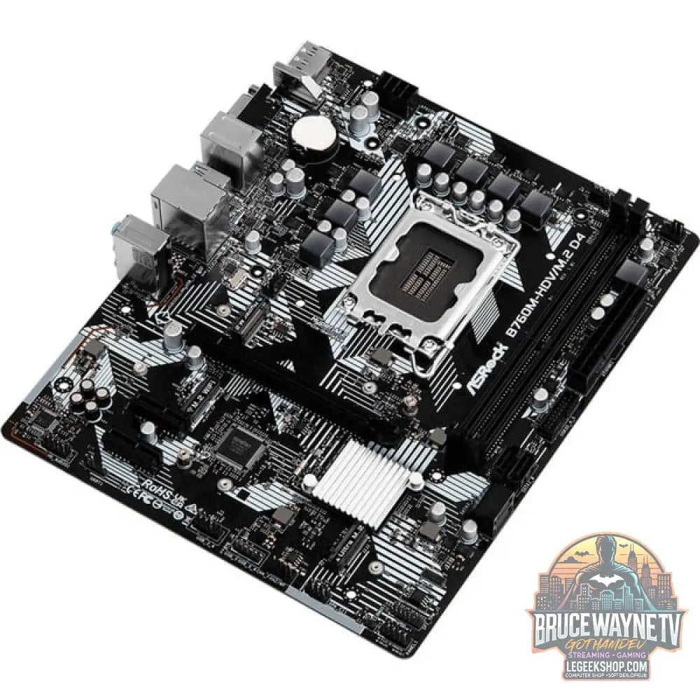 ASRock B760M-HDV/M.2 D4, carte mère - ASRock - vue 4