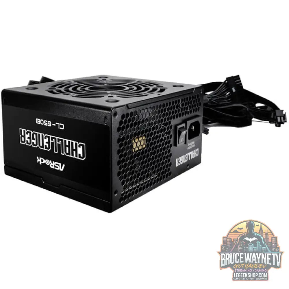 ASRock Challenger CL-650B 650W, alimentation PC - ASRock - vue 3
