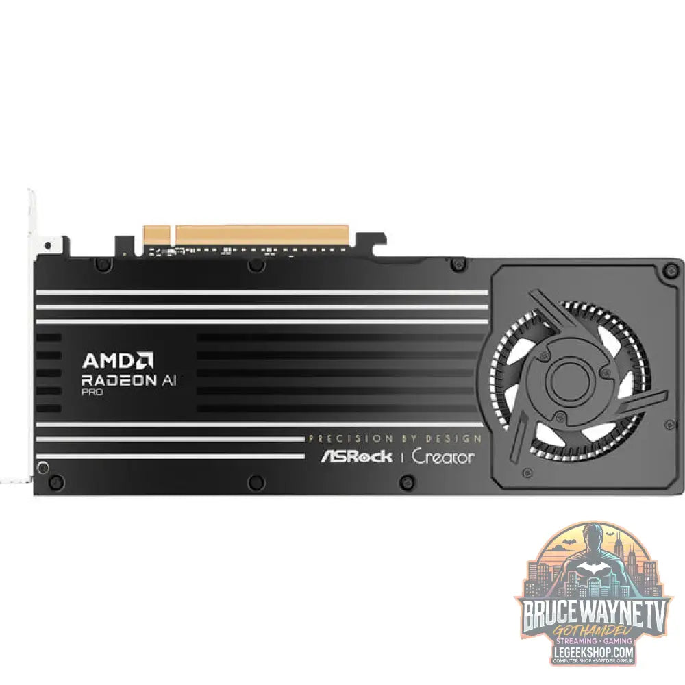 ASRock Radeon™ AI PRO R9700 32GB, carte graphique - ASRock - vue 6