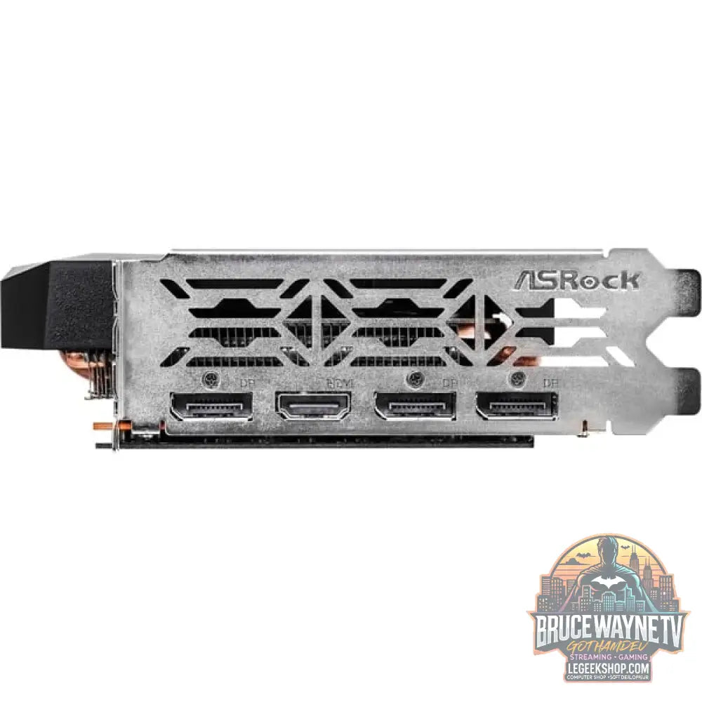 ASRock Radeon RX 7600 Challenger 8GB OC, carte graphique RDNA 3, GDDR6, 3x DisplayPort, 1x HDMI 2.1 - ASRock - vue 7