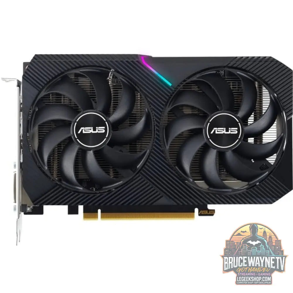 ASUS GeForce RTX 3050 DUAL OC V2, carte graphique Lite Hash Rate, 1x DisplayPort, 1x HDMI 2.1, DVI-D - ASUS - vue 2