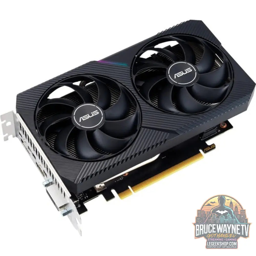 ASUS GeForce RTX 3050 DUAL OC V2, carte graphique Lite Hash Rate, 1x DisplayPort, 1x HDMI 2.1, DVI-D - ASUS - vue 3