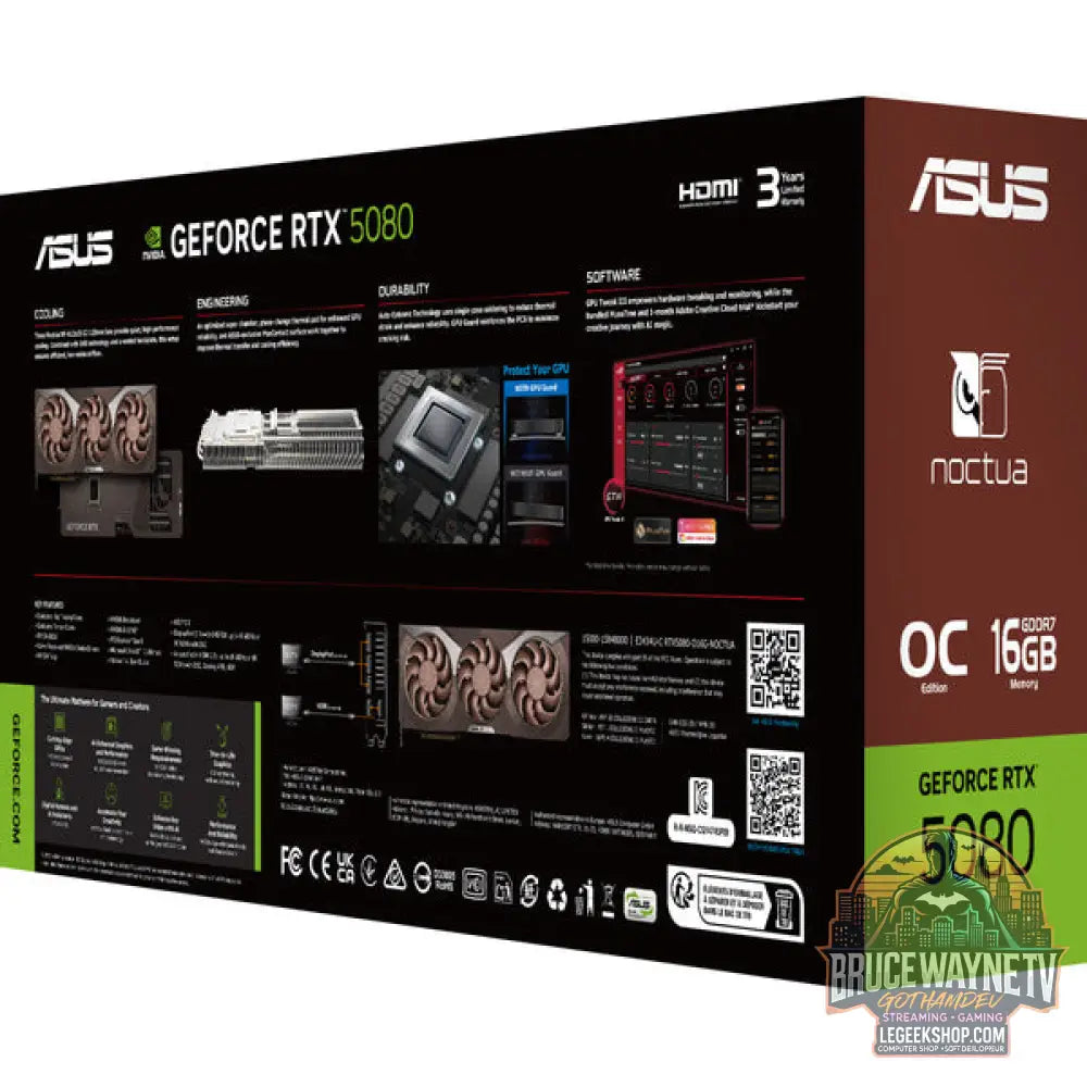 ASUS GeForce RTX 5080 Noctua OC Edition, carte graphique - ASUS - vue 15