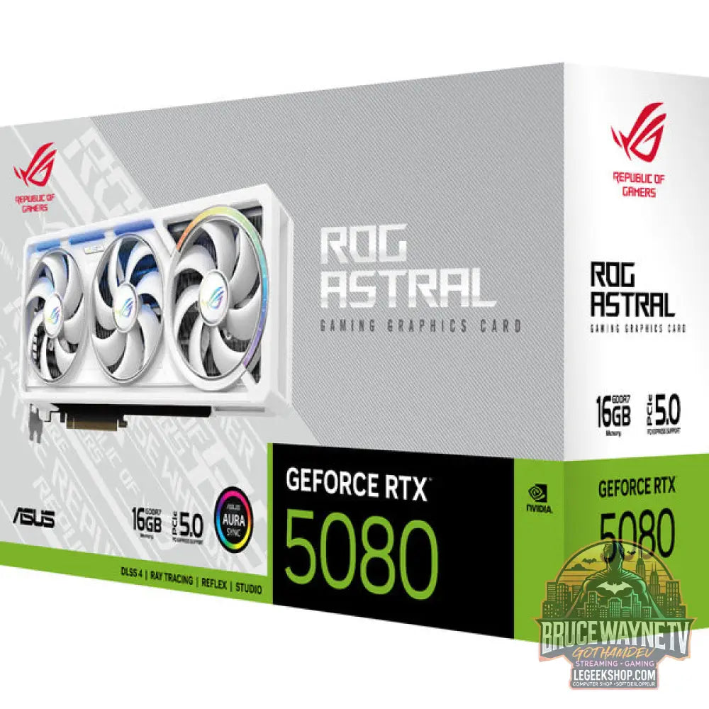 ASUS GeForce RTX 5080 ROG ASTRAL GAMING WHITE Edition, carte graphique - ASUS - vue 10
