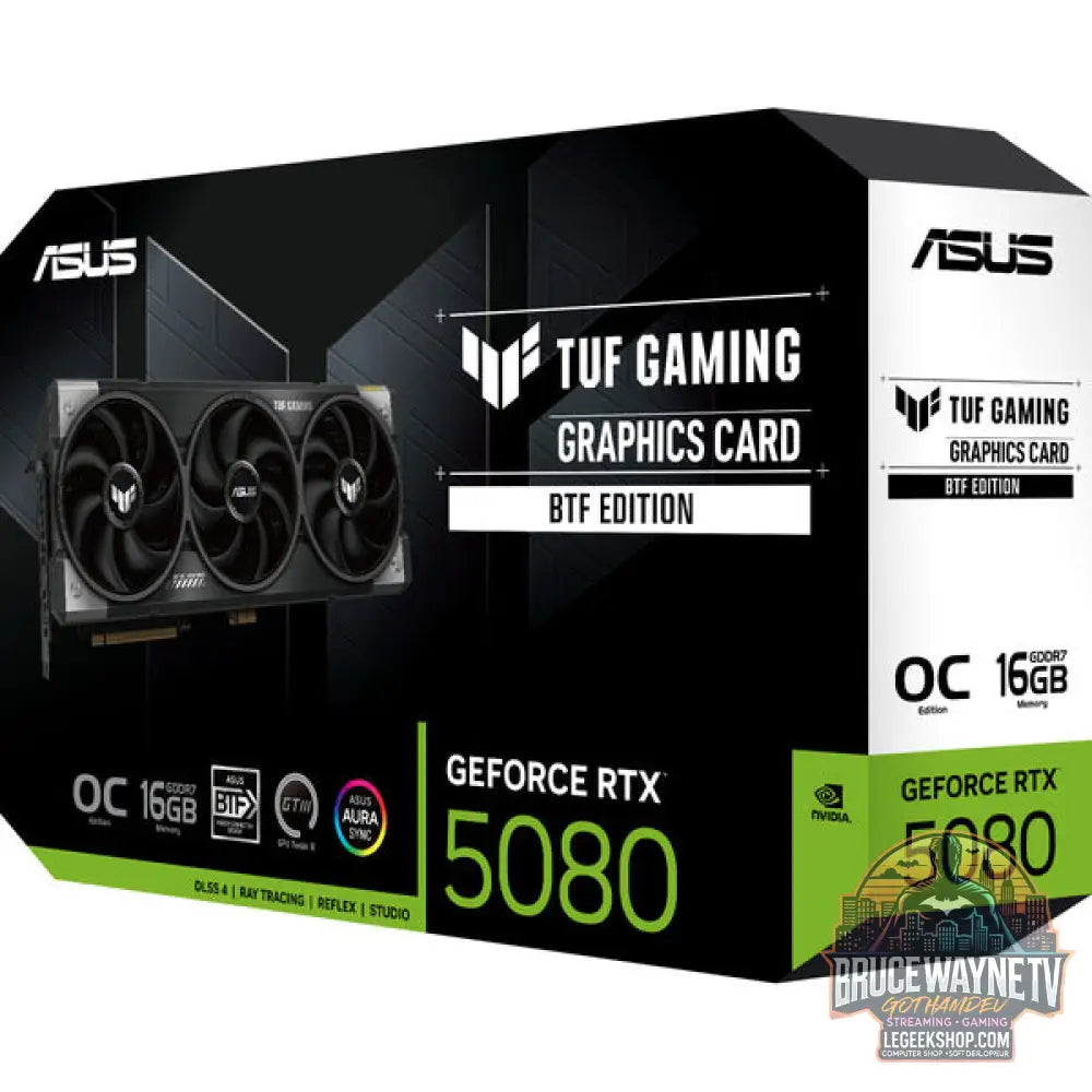 ASUS GeForce RTX 5080 TUF OC BTF Edition, carte graphique - ASUS - vue 14