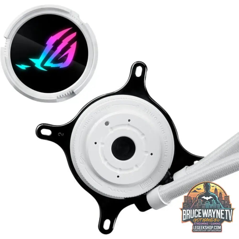 ASUS ROG STRIX LC III 240mm ARGB White Edition, Wasserkühlung weiß - ASUS - vue 6