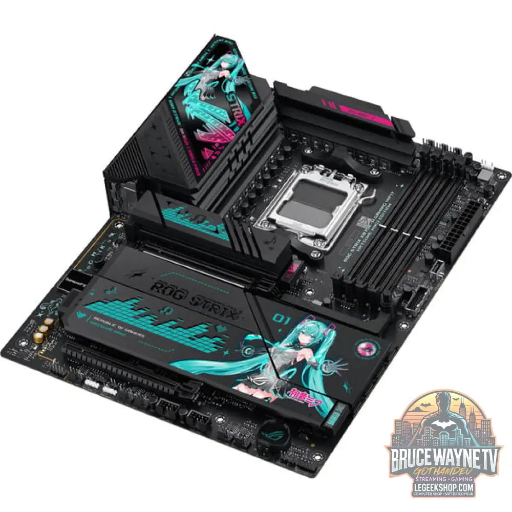 ASUS ROG STRIX X870E-H GAMING HATSUNE MIKU EDITION, carte mère - ASUS - vue 7