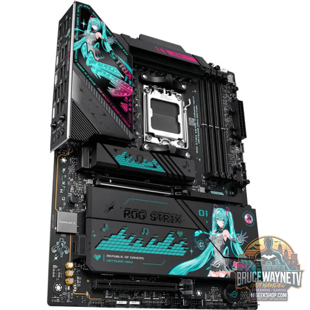 ASUS ROG STRIX X870E-H GAMING HATSUNE MIKU EDITION, carte mère - ASUS - vue 4