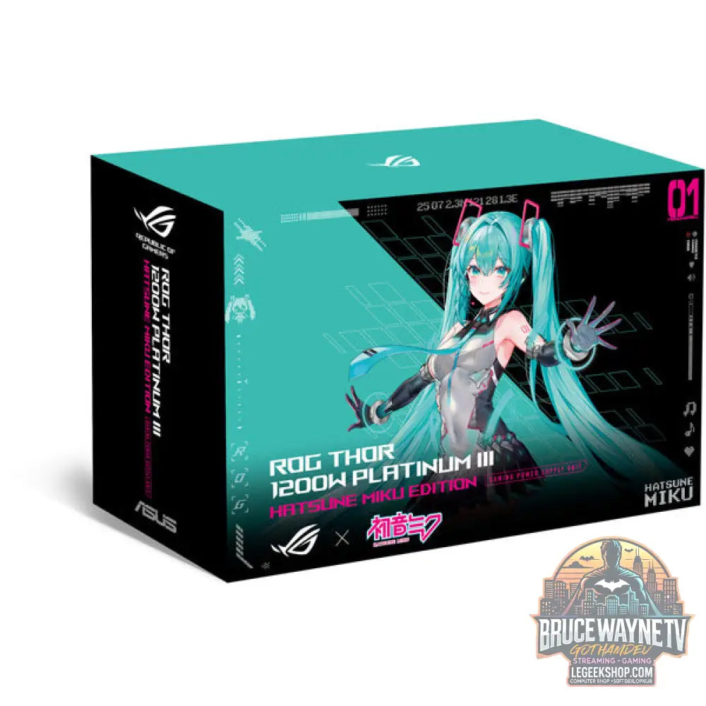 ASUS ROG Thor 1200W Platinum III Hatsune Miku Edition, alimentation PC - ASUS - vue 11