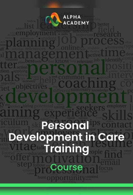 Personal Development in Care Training - Alpha Academy Key - GLOBAL