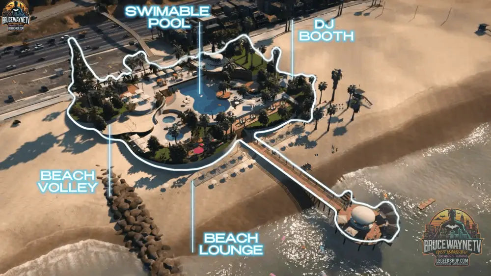 🏝️ Paradise Beach Club I FiveM MLO – Votre oasis de luxe à Pacific Bluffs - Legeekshop
