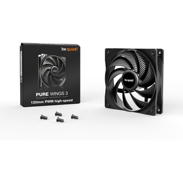 be quiet! Pure Wings 3 120mm PWM high-speed, Gehäuselüfter - be quiet! - vue 3