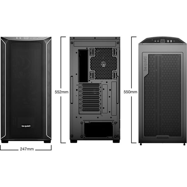 be quiet! SHADOW BASE 800 DX, Tower-Gehäuse - be quiet! - vue 7