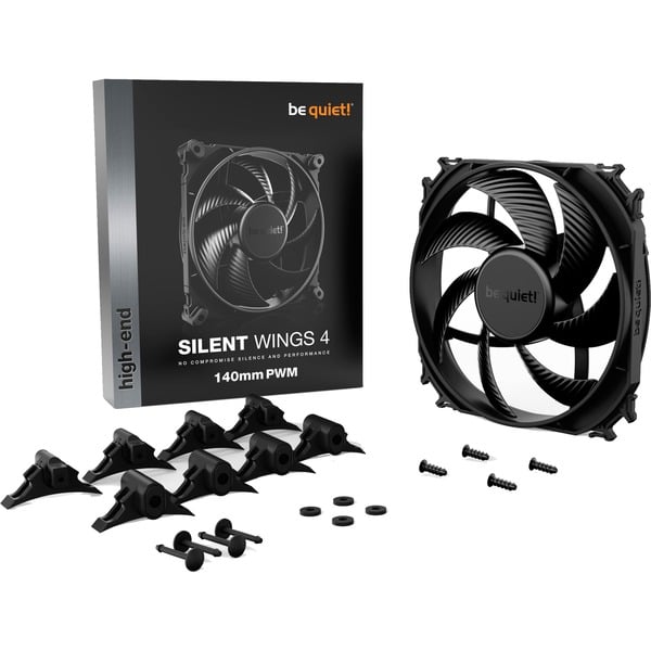 be quiet! Silent Wings 4 PWM 140x140x25, Gehäuselüfter - be quiet! - vue 4