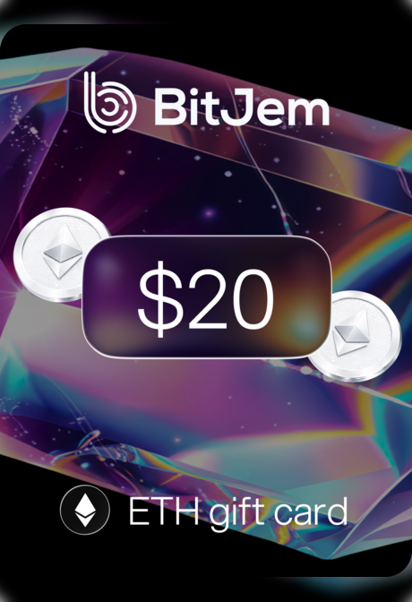 BitJem Crypto Gift Card ETH 20 USD - BitJem Key