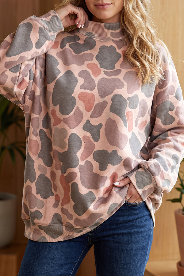 Sweat femme camouflage — multicolore