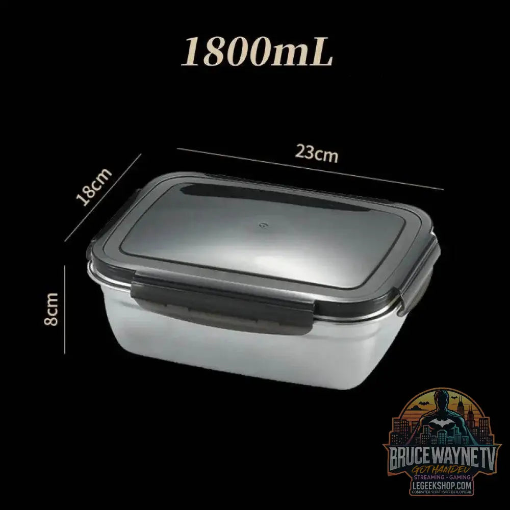 🥗 Boîte Alimentaire Inox 304 Hermétique | Lunch Box Bento Durable - Legeekshop
